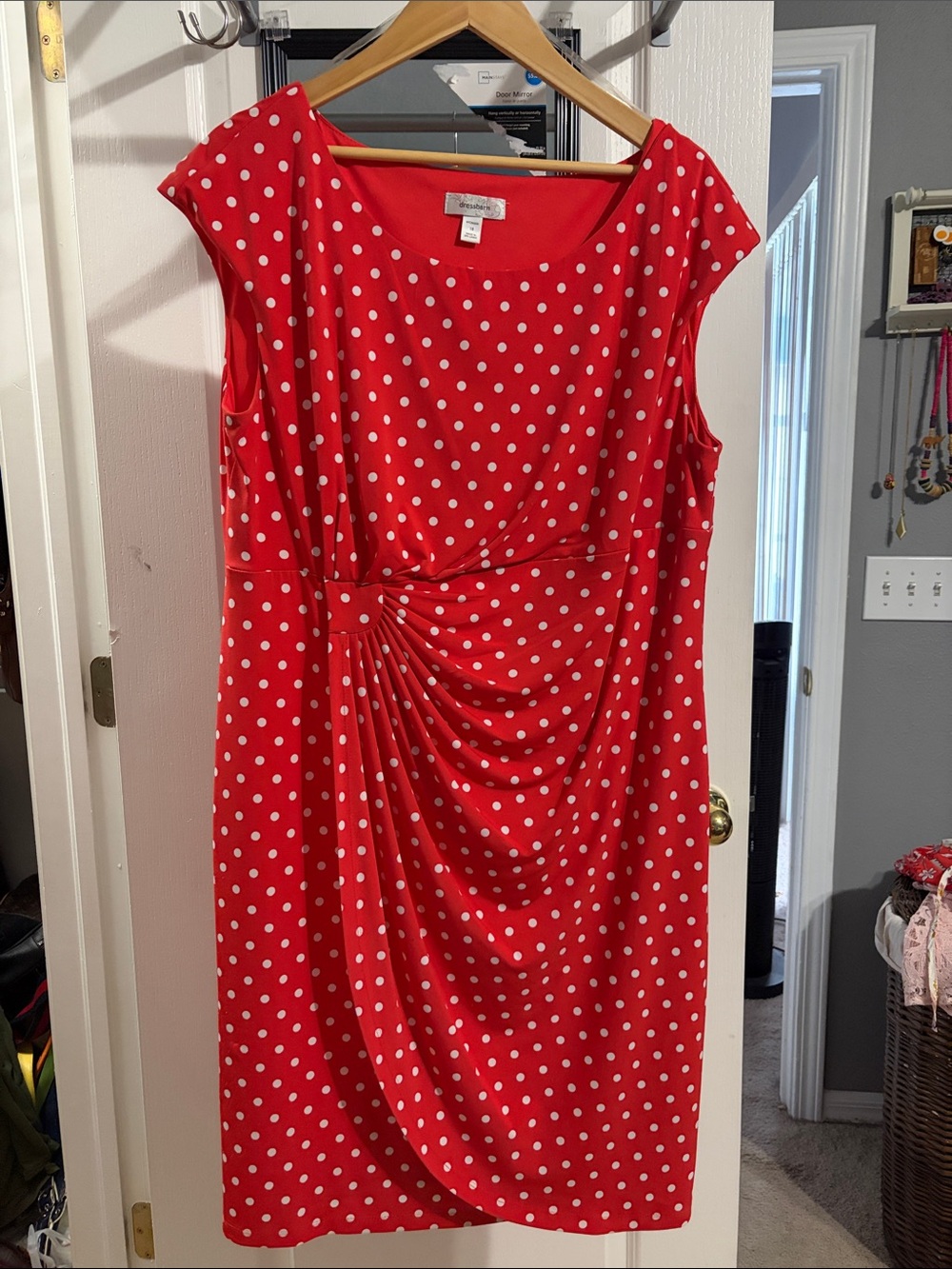 Classic Red Polka Dot Dress